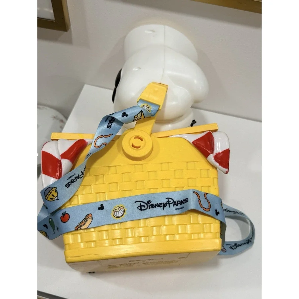 Disney Parks Mickey & Minnie's Runaway Railway Picnic Basket Popcorn Bucket 2023